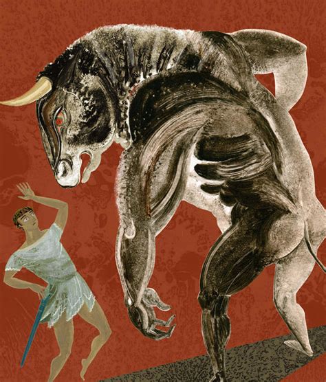 Theseus and the Minotaur by SARAH YOUNG