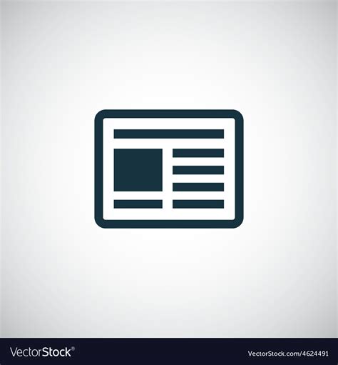 News icon Royalty Free Vector Image - VectorStock