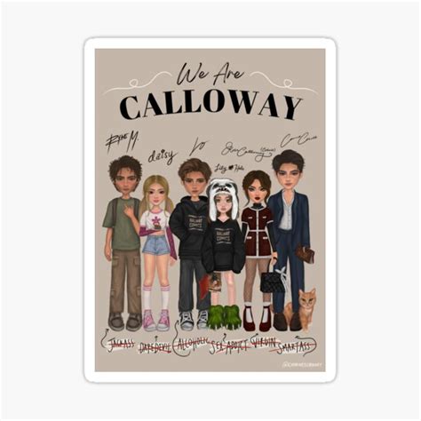 "We Are Calloway Poster (with signatures)" Sticker for Sale by ...