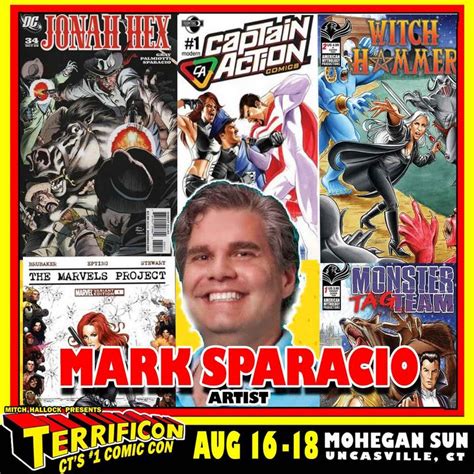 COMIC BOOK CREATOR GUESTS for TERRIFICON CONNECTICUT'S Comic Con at Mohegan Sun