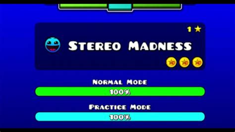 Geometry Dash Soundtracks Stereo Madness - YouTube