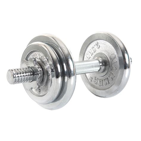 FINNLO by HAMMER 10 kg Dumbbell Set, Chrome (Ø 30 mm)