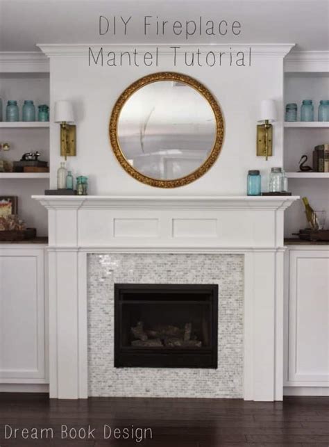 15 Homey DIY Fireplace Mantels