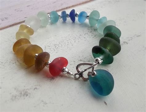 Sea Glass Jewellery | Sea glass bracelet, Sea glass jewelry, Beachglass ...