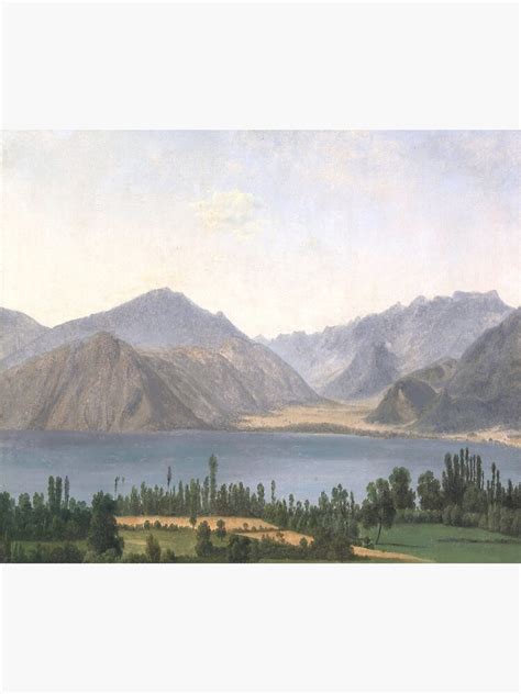 "Lake Fucino and the Abruzzi Mountains Painting" Poster for Sale by ...