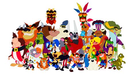 PS1 Crash Characters : r/crashbandicoot