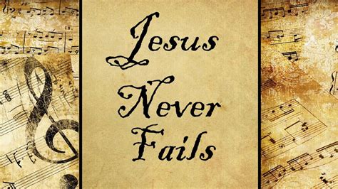 Jesus Never Fails | Hymn - YouTube