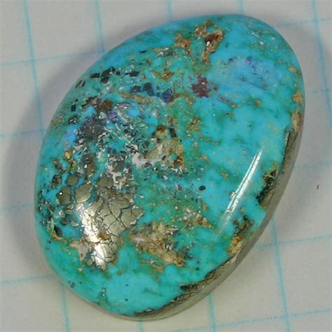 Turquoise with pyrite: Turquoise with pyrite