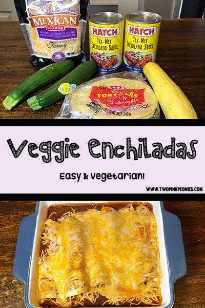 Vegetarian Tex-mex Enchiladas - Two Pink Peonies | Kid friendly ...