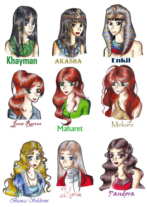 Vampire Chronicles Headshots part 2! by Grimoire-Des-Reves on DeviantArt