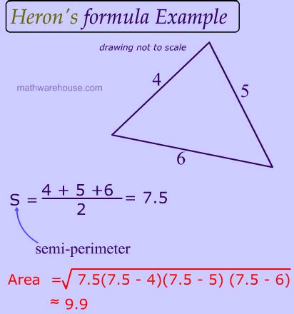 Area Formula For A Triangle