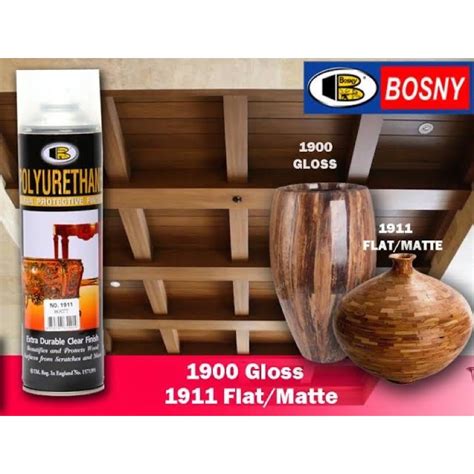 Bosny Polyurethane Clear Protective Finish Spray (like varnish) | Shopee Philippines