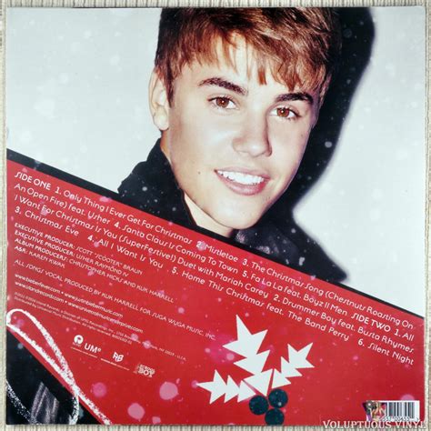 Justin Bieber ‎– Under The Mistletoe (2016) Vinyl, LP, Album, Limited Edition, Red Glitter ...