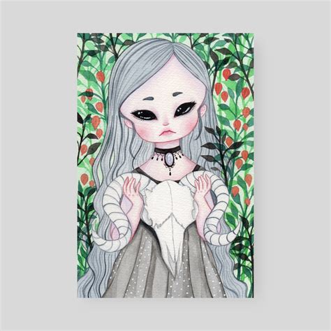 Forest Witch, an art print by Helena Illustrates - INPRNT