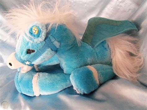 14" PLUSH AQUA TALKING SINGING TEK NEK TOYS PRINCESS PEGASUS HORSE PONY ...