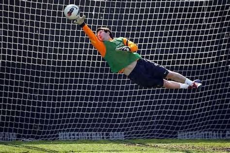 PHOTO: Lionel Messi as a goalkeeper. What a save this is. >>