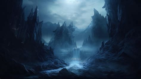 Premium AI Image | Jotunheim Realm of the Giants Of The Fantasy Norse Mythology And Viking ...