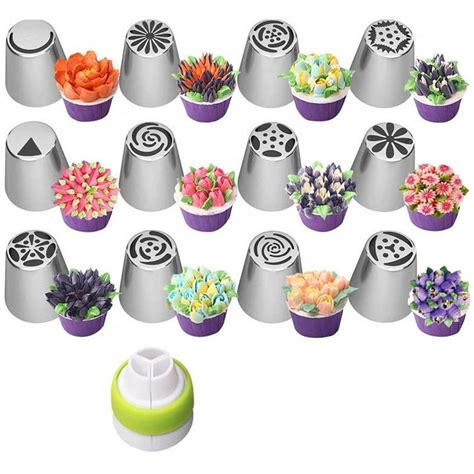 Flower Piping Icing Nozzles Baking Tools and Accessories | Atom Oracle