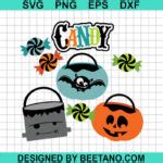 Candy Halloween SVG, Candy Corn Halloween SVG, Cute Halloween Set SVG