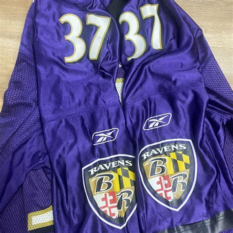 BALTIMORE RAVENS DEION SANDERS REEBOK NFL FOOTBALL JERSEY ADULT XXL – The Felt Fanatic