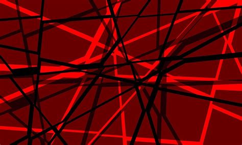 Abstract red black line crack geometric pattern design modern background vector 20205372 Vector ...