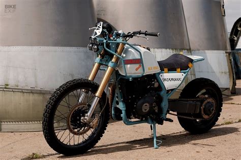 Modified Royal Enfield Himalayan fitted with a turbocharger makes 50PS