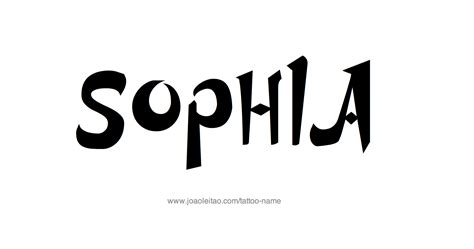 19+ Sophia Name Tattoo - KorraKynnidi