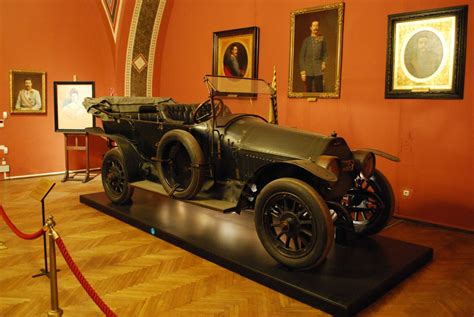 Car in which archduke Franz Ferdinand of Austria was assassinated in Sarajevo in 1914. The 1911 ...