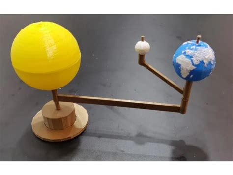 Sun - Earth - Moon system by luisman - Thingiverse | Sun and earth, Earth sun and moon, Moon ...