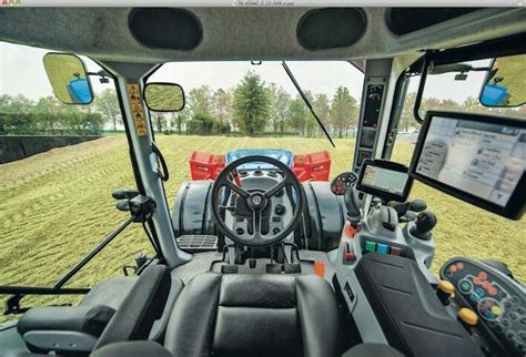 New Holland T8 in cab view | Ford tractors, New holland tractor, Tractor implements