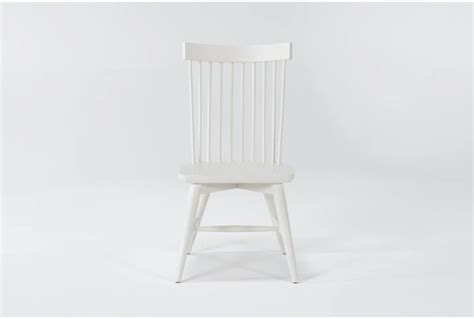 Edward Winter White Windsor Side Chair | Living Spaces