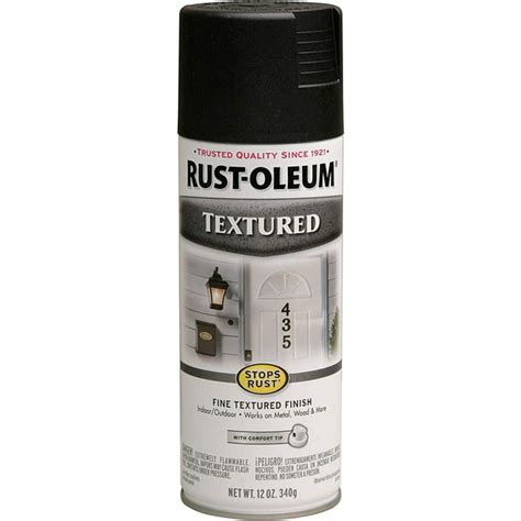 Rust-Oleum 7220830 Textured Spray Paint, 12 oz, Black - Walmart.com - Walmart.com