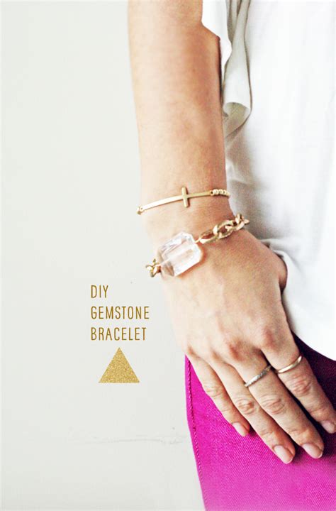 Make // Wear .01: DIY Gemstone Bracelets - In Honor Of Design