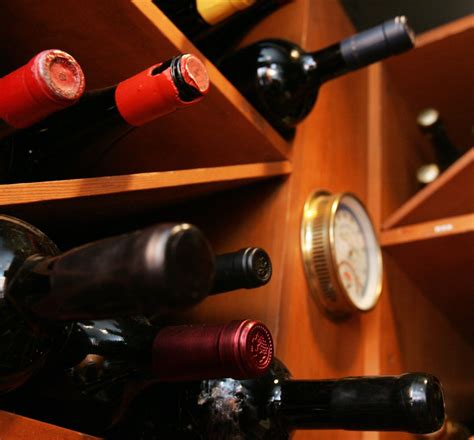 Temperature And Humidity Controlled Wine Storage Cabinet | Cabinets ...