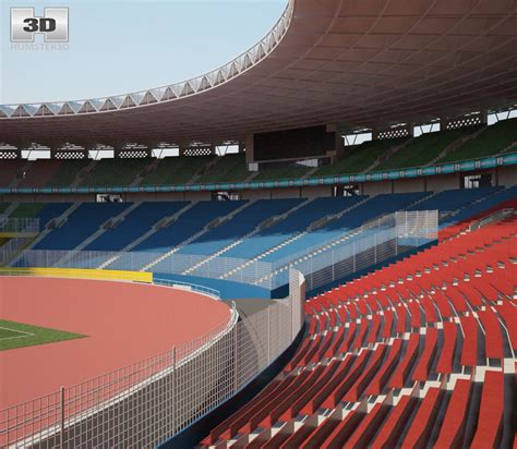 Gelora Bung Karno Stadium 3D model - Architecture on Hum3D