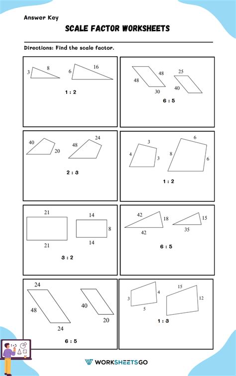 Scale Factor Worksheets | WorksheetsGO