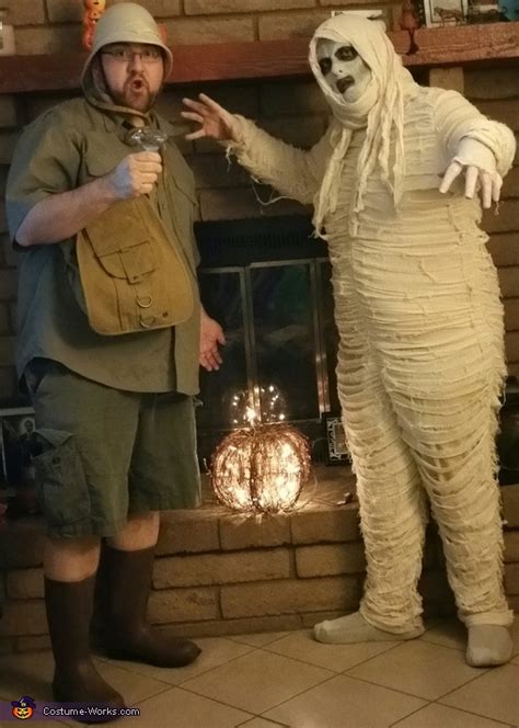 Mummy and Archeologist Costume