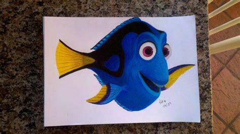 Dory drawing - Finding Nemo | Dory drawing, Doodle inspiration, Drawings