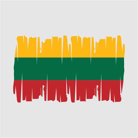 Lithuania Flag Vector Illustration 20896585 Vector Art at Vecteezy