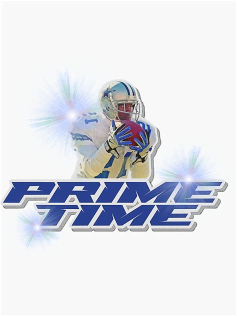 "Prime Time Deion Sanders " Sticker for Sale by Randall6903807 | Redbubble