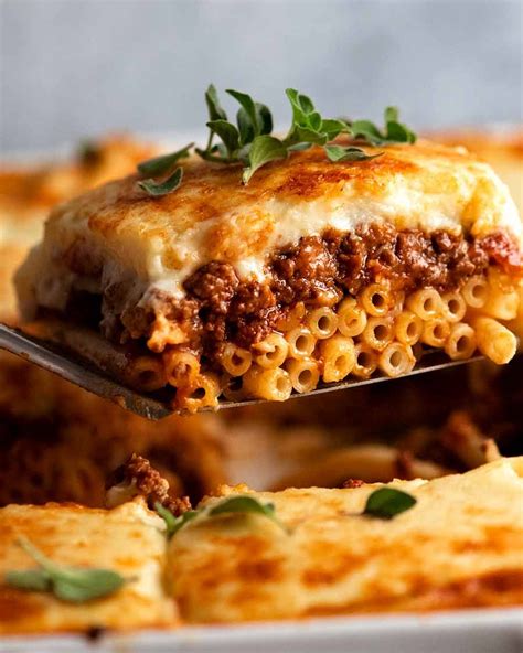 Pastitsio (Greek beef pasta bake) | RecipeTin Eats