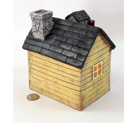 House with Red Shutters – Sand Tray Therapy