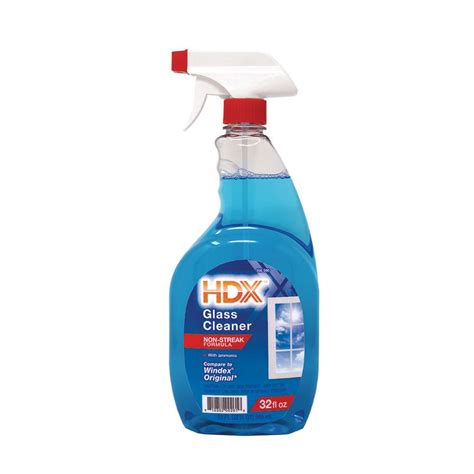 32 oz. Streak Free Glass and Window Cleaner-HOMDE05A - The Home Depot