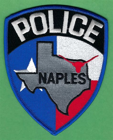 Naples Texas Police Patch