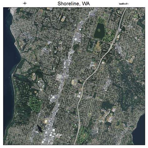 Aerial Photography Map of Shoreline, WA Washington