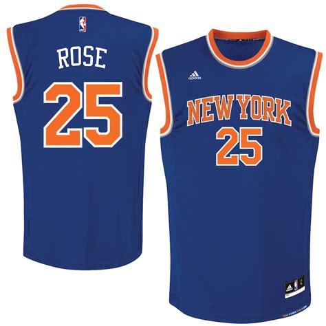 Derrick Rose New York Knicks adidas Replica Jersey - Royal