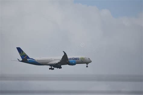 Air Caraibes Airbus 300 Arriving at the Piarco International Airport in ...