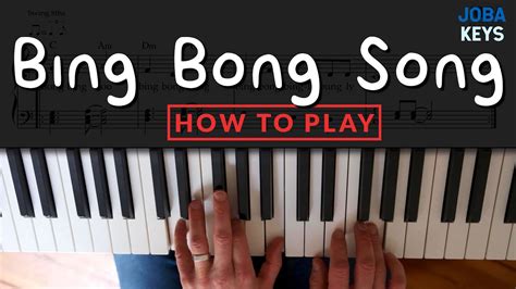 How to play Peppa Pig`s Bing Bong Song on piano - YouTube