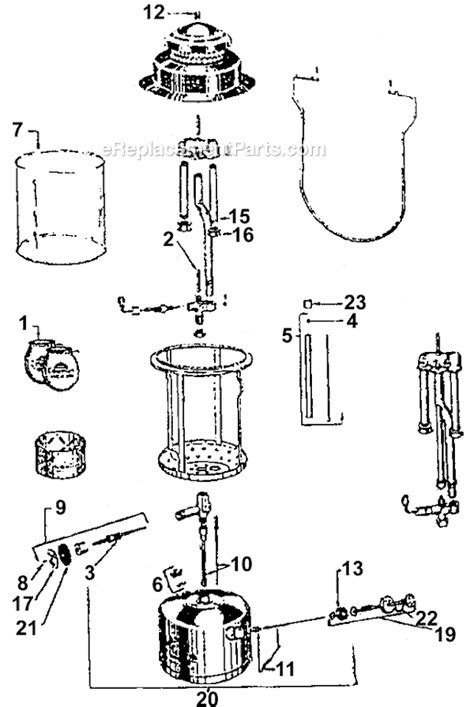 Coleman 220F195 Parts List and Diagram : eReplacementParts.com