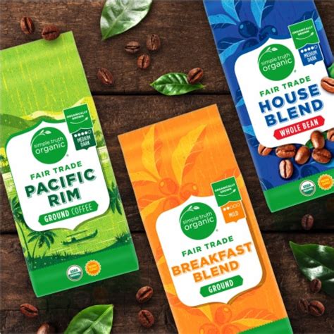 Simple Truth Organic® Pacific Rim Medium Dark Roast Ground Coffee, 11 oz - Fry’s Food Stores